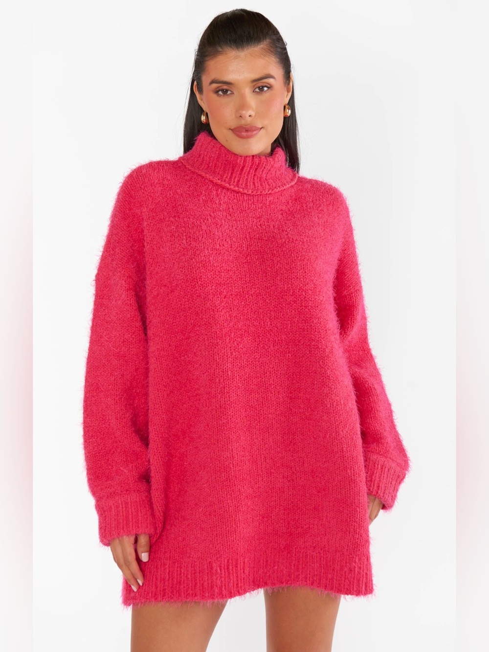 NWT Show Me Your Mumu Pink Rose Timmy Tunic Sweater Women's Size Medium